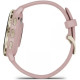 Garmin Venu 3s Soft Gold Stainless Steel Bezel with Dust Rose Case and Silicone Band (010-02785-53)