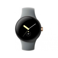 Google Pixel Watch Champagne Gold Case/Hazel Active Band