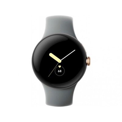 Google Pixel Watch Champagne Gold Case/Hazel Active Band