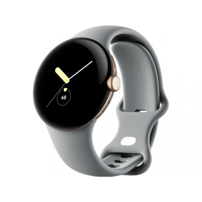 Google Pixel Watch Champagne Gold Case/Hazel Active Band