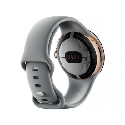 Google Pixel Watch Champagne Gold Case/Hazel Active Band