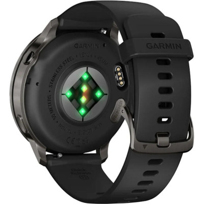 Garmin Venu 4 45 mm Slate with Black Silicone Band (010-03014-00/40)