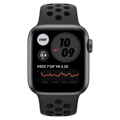 Apple Watch Series SE Nike GPS + LTE (MKQU3) 40mm Space Gray Aluminium Case with Black Sport Band