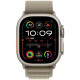 Apple Watch Ultra 2 GPS + Cellular 49mm Titanium Case with Olive Alpine Loop - Large (MRF03/MRFK3)
