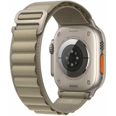 Apple Watch Ultra 2 GPS + Cellular 49mm Titanium Case with Olive Alpine Loop - Large (MRF03/MRFK3)