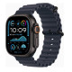 Apple Watch Ultra 2 Black Titanium Case with Navy Ocean Band (MYPA3)