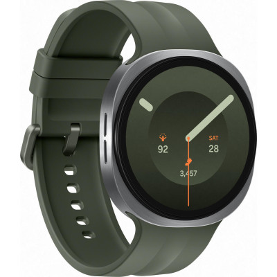 Samsung Galaxy Watch9 Silver Bluetooth 44mm Sport Band Olive M/L (SM-L350NZSA)