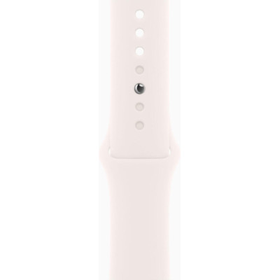 Apple Watch Series 10 GPS 46mm Rose Gold Alu. Case w. Light Blush Sport Band - M/L (MWWU3)