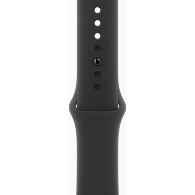 Apple Watch Series 10 GPS + Cellular 46mm Slate Titanium Case w. Black Sport Band - M/L (MWYE3)