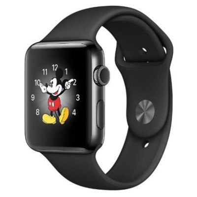 Apple Watch Series 2 42mm Space Black Stainless Steel Case with - Space Black Stainless Steel (MP4A2)