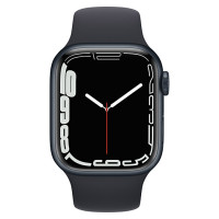 Apple Watch Series 7 GPS 41mm Midnight Aluminium Case with Black S (MKMX3RB/A)