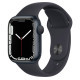 Apple Watch Series 7 GPS 41mm Midnight Aluminium Case with Black S (MKMX3RB/A)