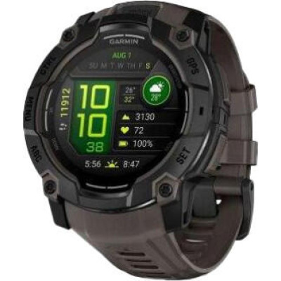Garmin Instinct 3 50mm AMOLED Black with Charcoal Band (010-03020-00)