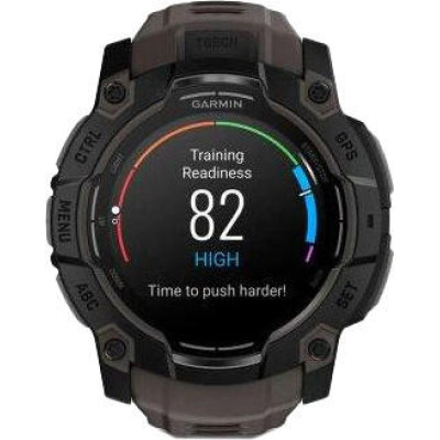 Garmin Instinct 3 50mm AMOLED Black with Charcoal Band (010-03020-00)
