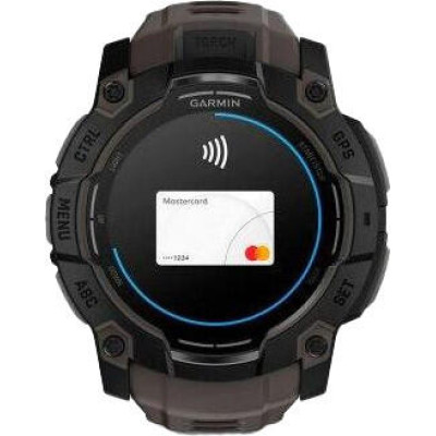 Garmin Instinct 3 50mm AMOLED Black with Charcoal Band (010-03020-00)