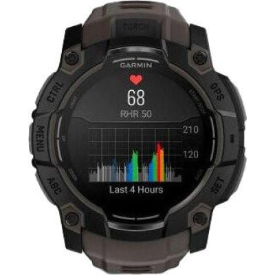 Garmin Instinct 3 50mm AMOLED Black with Charcoal Band (010-03020-00)