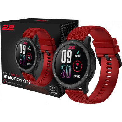2E Motion GT2 47mm Black-Red (2E-CWW21BKRD)