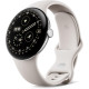 Google Pixel Watch 4 45mm Wi-Fi Polished Silver Aluminum case / Porcelain Active Band