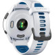 Garmin Forerunner 265 Black Bezel w. Whitestone Case and Whitestone/Tidal Blue S. Band (010-02810-01/11/51)