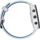Garmin Forerunner 265 Black Bezel w. Whitestone Case and Whitestone/Tidal Blue S. Band (010-02810-01/11/51)