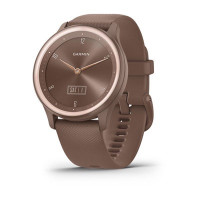Garmin Vivomove Sport Cocoa Case and S. Band w. P. Gold Accents (010-02566-02)