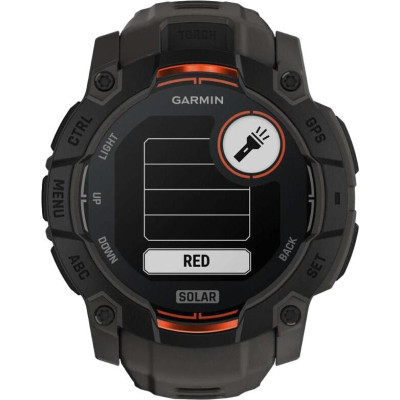 Garmin Instinct 3 50mm Solar Black with Charcoal Band (010-02935-00/40)