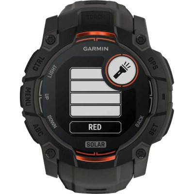 Garmin Instinct 3 50mm Solar Black with Charcoal Band (010-02935-00/40)