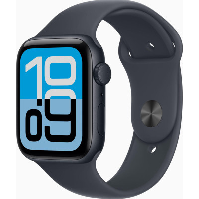 Apple Watch SE 3 GPS 44mm Midnight Alu. Case w. Midnight S. Band - S/M (MEHN4)