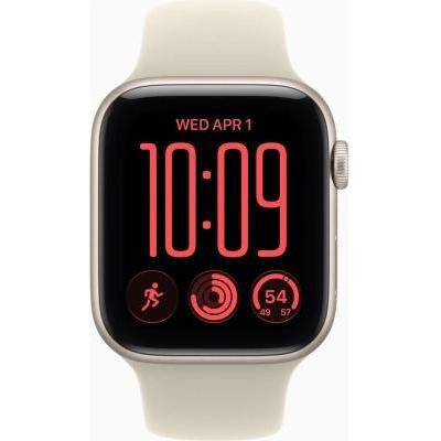 Apple Watch SE 3 GPS 44mm Starlight Aluminium Case S/M (MJL34)