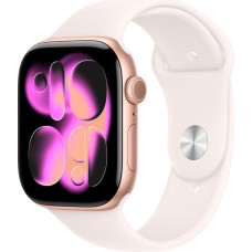 Apple Watch Series 11 GPS Cellular 42mm Rose Gold Alu. Case w. Light Blush Sport Band S/M (MF8E4)