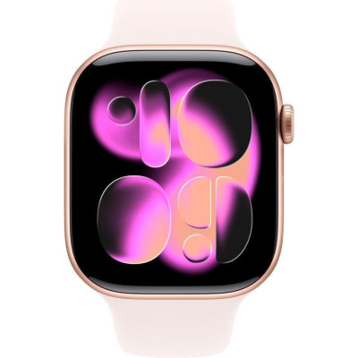 Apple Watch Series 11 GPS Cellular 42mm Rose Gold Alu. Case w. Light Blush Sport Band S/M (MF8E4)