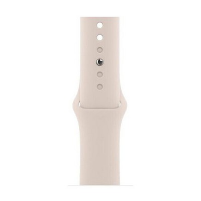 Apple Watch Series 8 GPS 41mm Starlight Aluminum Case w. Starlight S. Band - S/M (MNU93)