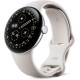 Google Pixel Watch 4 41mm Wi-Fi Polished Silver Aluminum case / Porcelain Active Band
