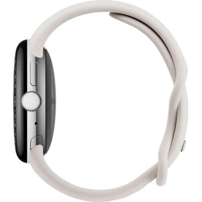 Google Pixel Watch 4 41mm Wi-Fi Polished Silver Aluminum case / Porcelain Active Band