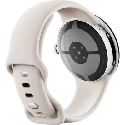 Google Pixel Watch 4 41mm Wi-Fi Polished Silver Aluminum case / Porcelain Active Band