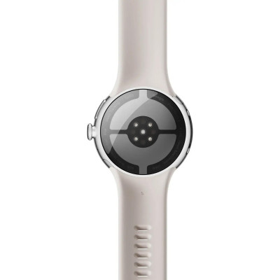 Google Pixel Watch 4 41mm Wi-Fi Polished Silver Aluminum case / Porcelain Active Band