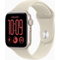 Apple Watch SE 3 GPS 40mm Starlight Aluminium Case with Sand Sport Band S/M (MJKR4)