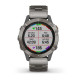 Garmin Fenix 6 Pro Sapphire Titanium with Vented Titanium Bracelet (010-02158-23)