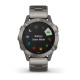 Garmin Fenix 6 Pro Sapphire Titanium with Vented Titanium Bracelet (010-02158-23)