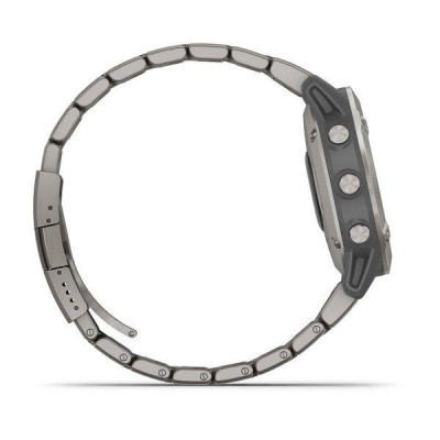 Garmin Fenix 6 Pro Sapphire Titanium with Vented Titanium Bracelet (010-02158-23)