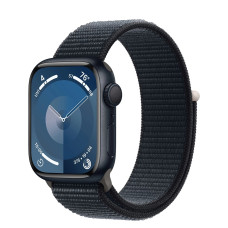 Apple Watch Series 9 GPS 41mm Midnight Aluminum Case w. Midnight Sport Loop (MR8Y3)