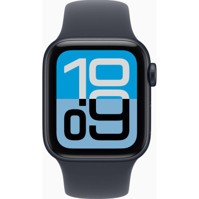 Apple Watch SE 3 GPS 40mm Midnight Alu. Case w. Midnight S. Band - M/L (MEHC4)