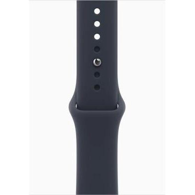 Apple Watch SE 3 GPS 44mm Midnight Aluminium Case with Navy Blue Sport Band M/L (MJL94)