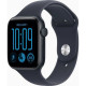 Apple Watch SE 3 GPS 44mm Midnight Aluminium Case with Navy Blue Sport Band S/M (MJL74)