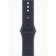Apple Watch SE 3 GPS 44mm Midnight Aluminium Case with Navy Blue Sport Band S/M (MJL74)