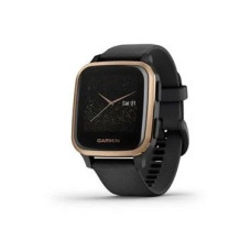 Garmin Venu Sq Music Edition Rose Gold/Black Case and Silicone Band (010-02426-05/15)