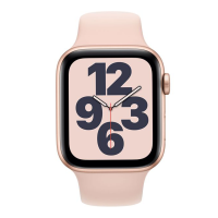 Apple Watch SE GPS + Cellular 44mm Gold Aluminum Case with Pink Sand Sport B. (MYEP2)