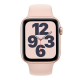 Apple Watch SE GPS + Cellular 44mm Gold Aluminum Case with Pink Sand Sport B. (MYEP2)