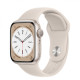 Apple Watch Series 8 GPS 45mm Starlight Aluminium Case w. Starlight S. Band - S/M (MNUP3)
