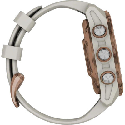 Garmin Descen Mk3i – 43 mm Bronze PVD Titanium with French Gray Silicone Band (010-02753-13/14)